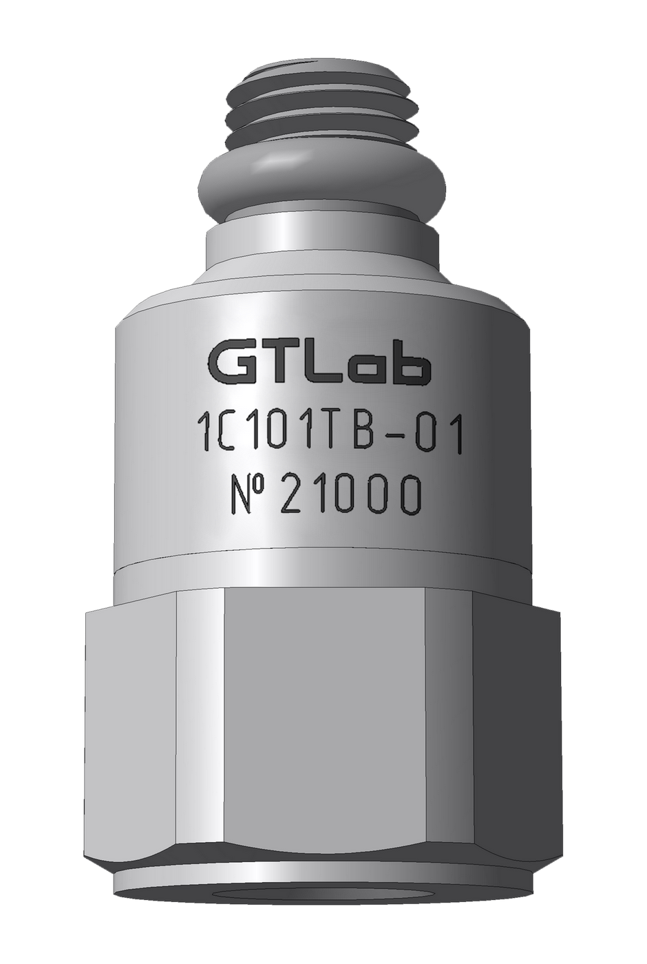 Акселерометр зарядовый однокомпонентный GTLAB 1C101TB-01 Датчики ускорения (акселерометры)