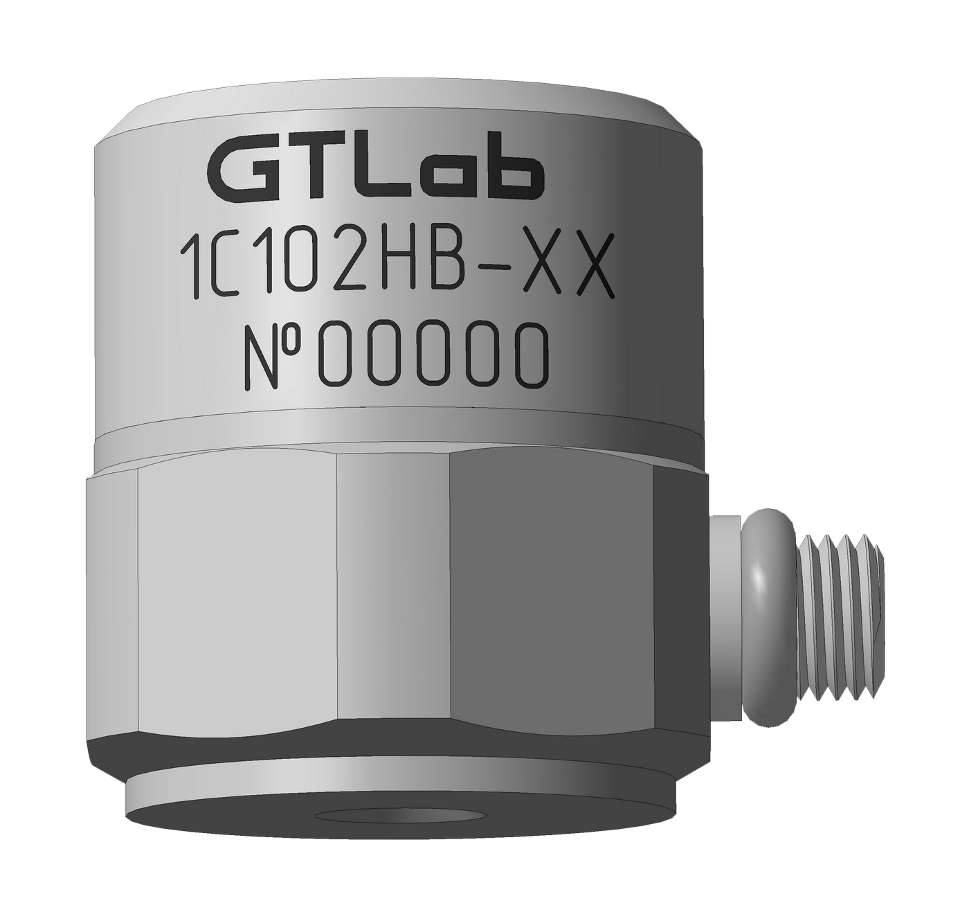 Акселерометр зарядовый однокомпонентный GTLAB 1C102HB Датчики ускорения (акселерометры)