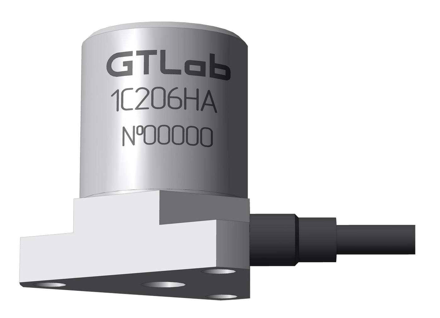 Акселерометр зарядовый промышленный GTLAB 1C206HA-1000 Устройства сопряжения