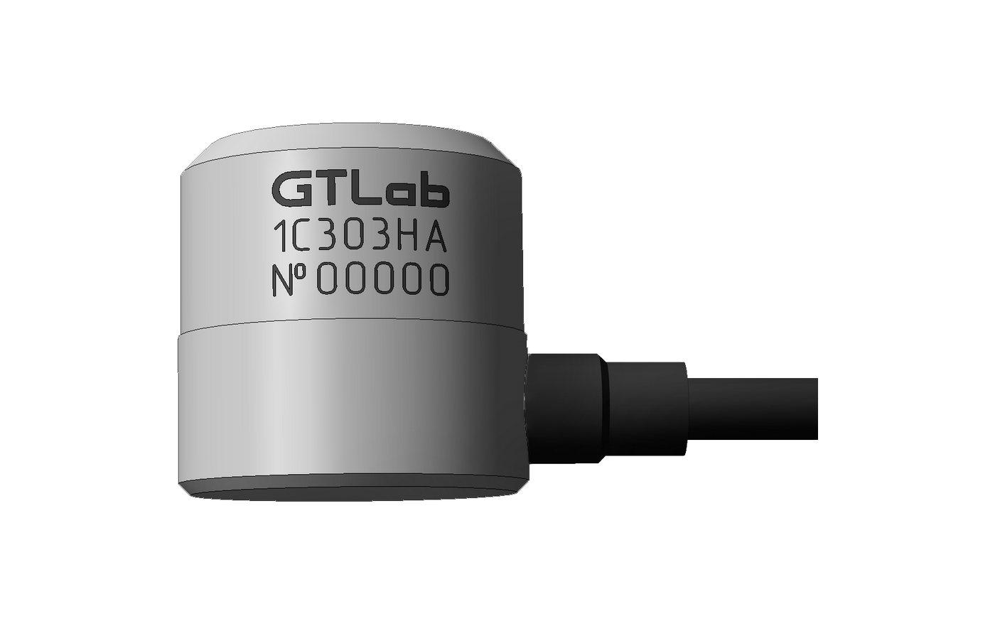 Акселерометр зарядовый ударный однокомпонентный GTLAB 1C303HA Датчики ускорения (акселерометры)