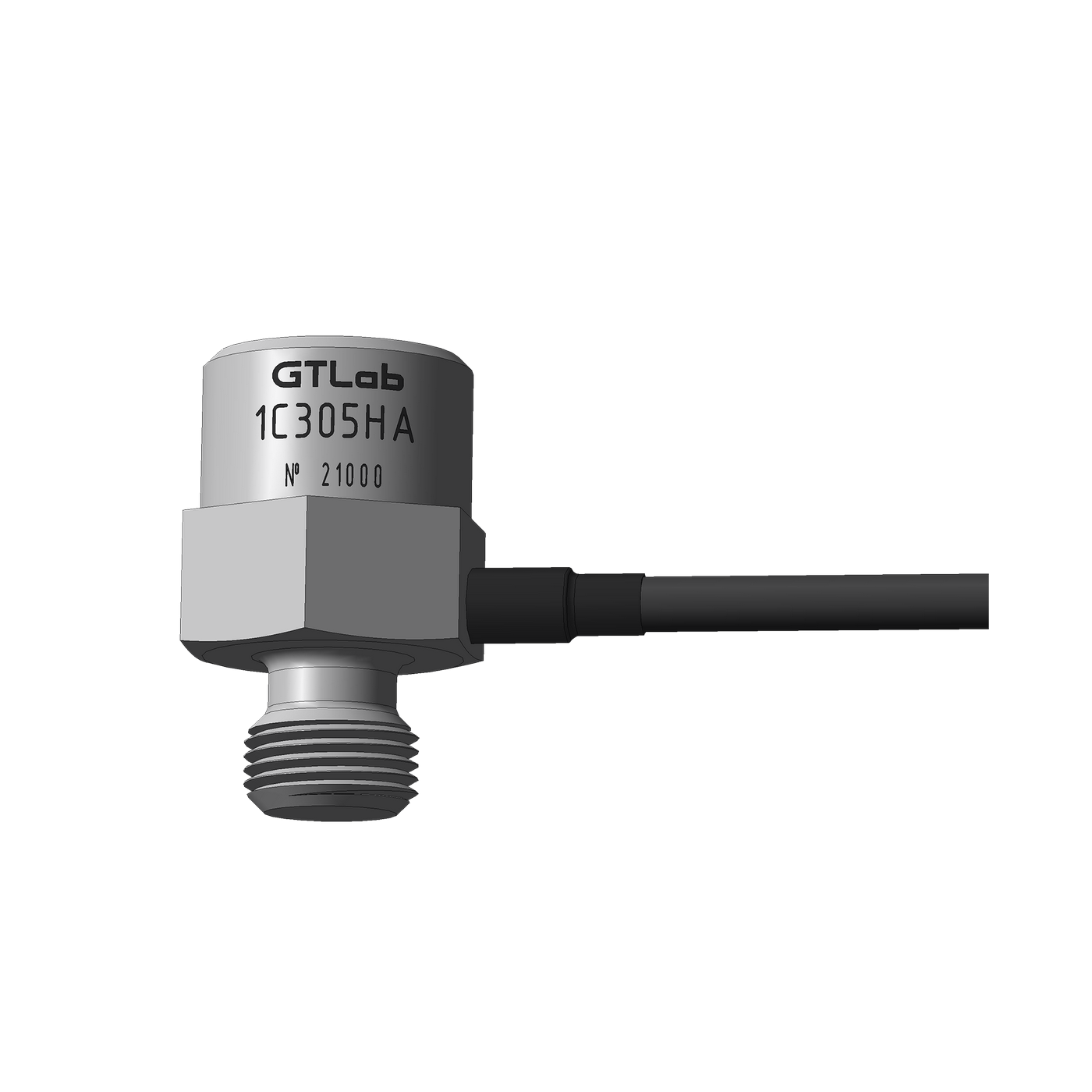 Акселерометр зарядовый ударный однокомпонентный GTLAB 1C305HA Датчики ускорения (акселерометры)
