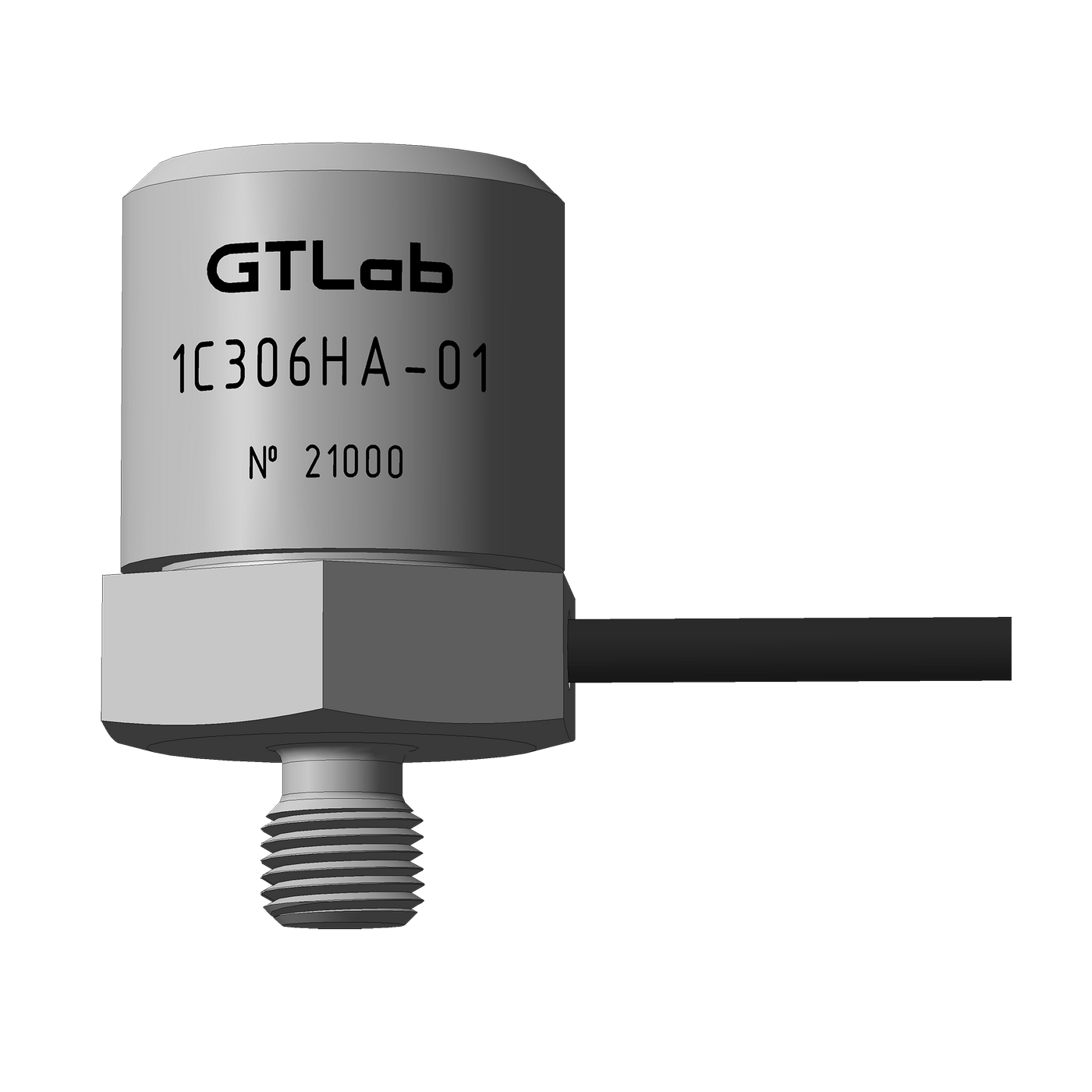 Акселерометр зарядовый ударный однокомпонентный GTLAB 1C306HA-01 Датчики ускорения (акселерометры)