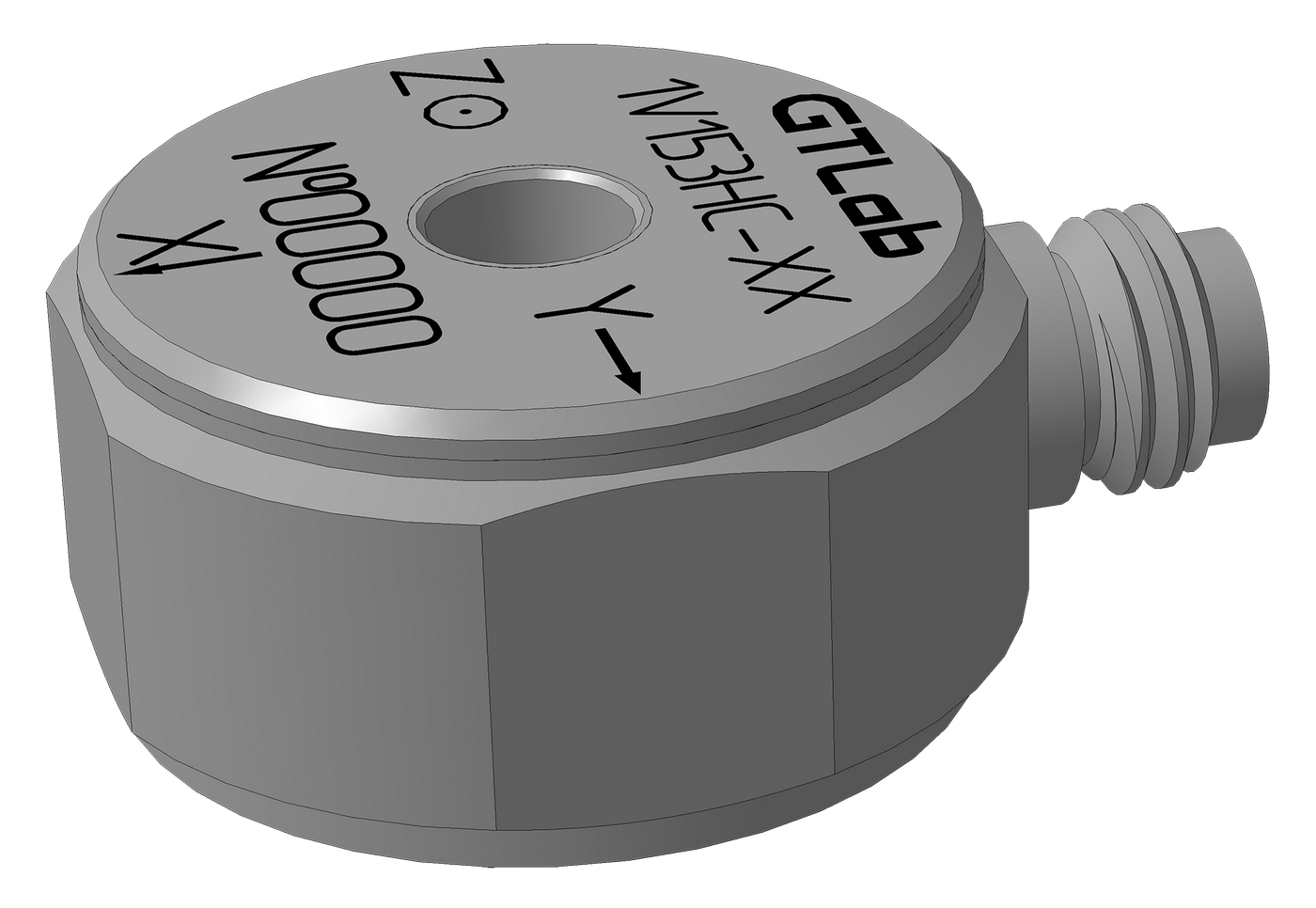 Акселерометр с выходом по напряжению трехкомпонентный GTLAB 1V153HC-10 Стабилизаторы напряжения
