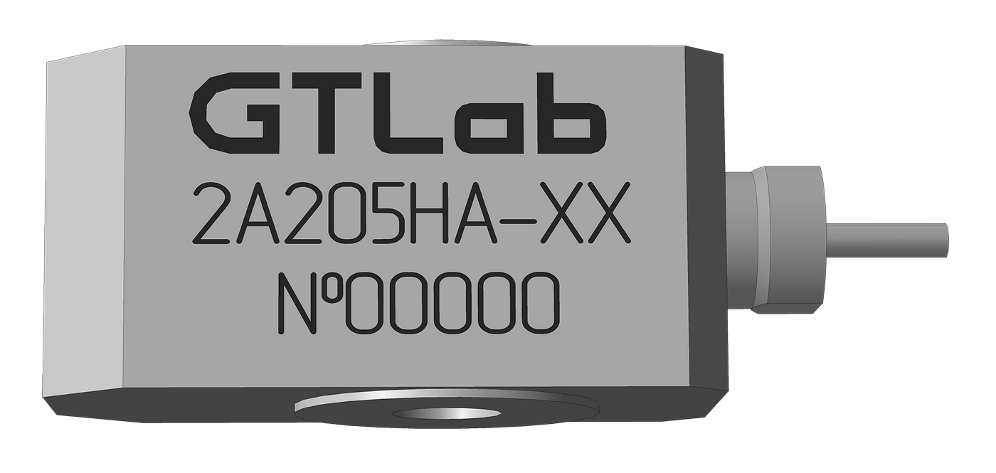 Датчик виброскорости токовый промышленный GTLAB 2A205HA-20 Системы вибродиагностики