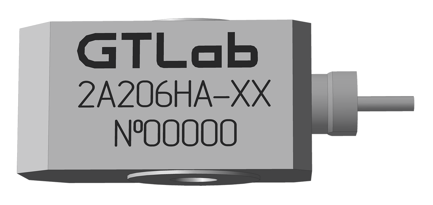 Датчик виброскорости токовый промышленный GTLAB 2A206HA-10(T) Системы вибродиагностики