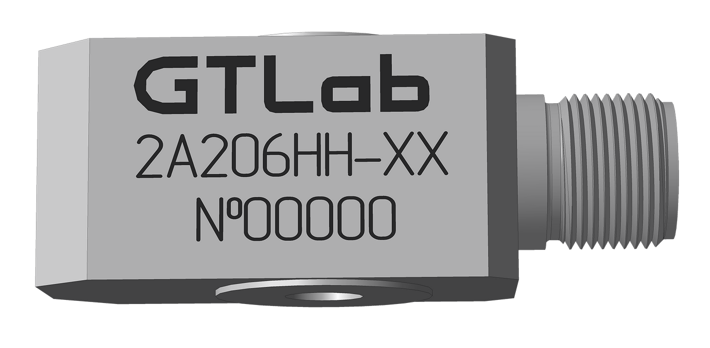 Датчик виброскорости токовый промышленный GTLAB 2A206HH-10(T) Системы вибродиагностики